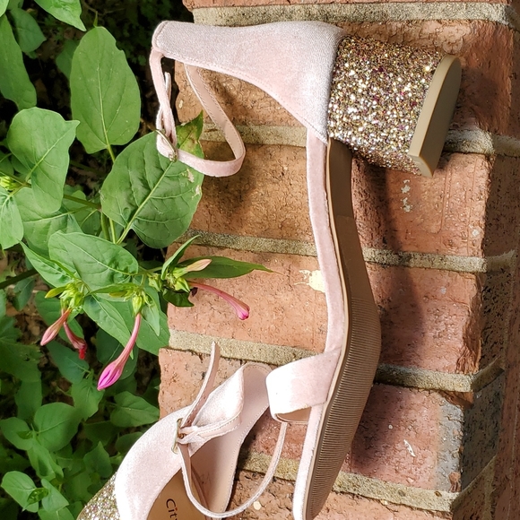 Blush pink ankle strap sandals sz. 10 - Picture 4 of 7